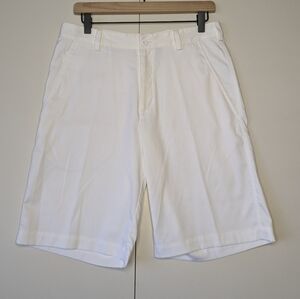 Nike Golf Mens Dri Fitt White Shorts Size 30
